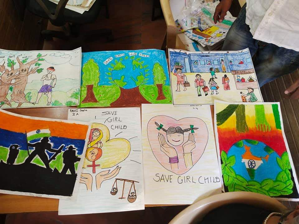 Art Camp Drawings and Paintings